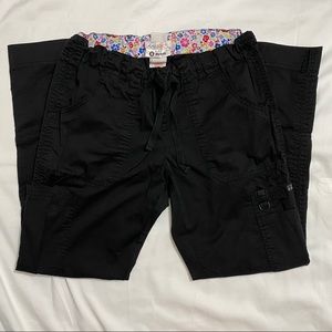 Koi Stretch Lindsey Scrub Pants — BLACK